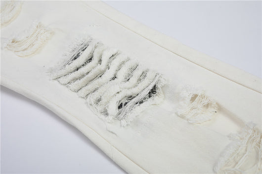 Pantalones Acampanados Holgados con Detalle Deshilachado - Estilo Europeo Casual - Image 12