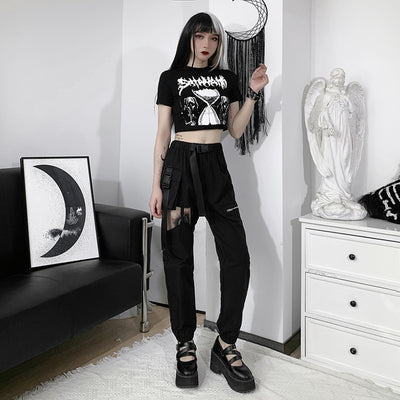 Overol Deshilachado con Cutouts para Mujer - Estilo Europeo y Americano - Image 5