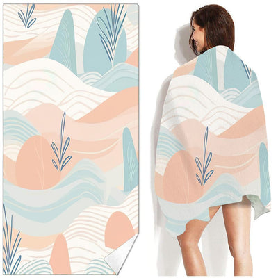 Toalla de Playa Bohemia Estampada - Absorbente y Versátil - Image 21