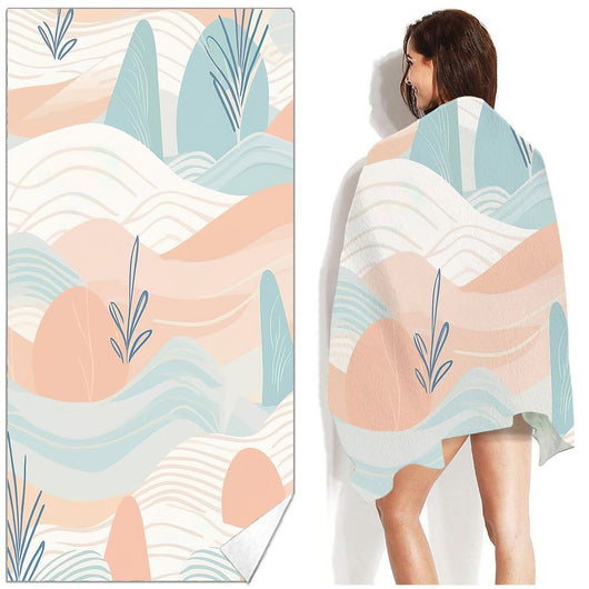 Toalla de Playa Bohemia Estampada - Absorbente y Versátil - Image 21