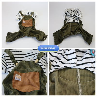 Ropa de Verano para Perros Pequeños - Pantalones de Pana Delgada - Image 3