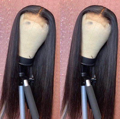 Peluca Frontal de Encaje Cabello Humano Brasileño Liso - Image 3