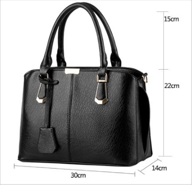 Bolso de Mano Elegante Mujer Gran Capacidad Color Liso - Image 11
