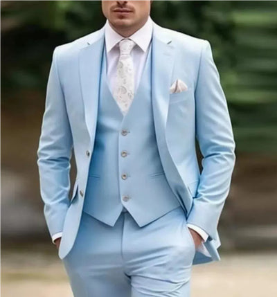 Traje Clásico para Hombre 3 Piezas Corte Slim Fit Premium - Image 9