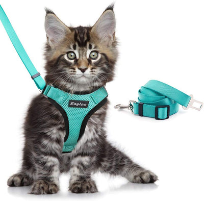Arnés de Chaleco para Gato a Prueba de Escape con Adaptador de Cinturón de Seguridad - Image 4
