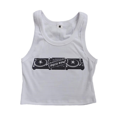 Camiseta Niña Estampado Cereza Sin Mangas Estilo Urbano - Image 5