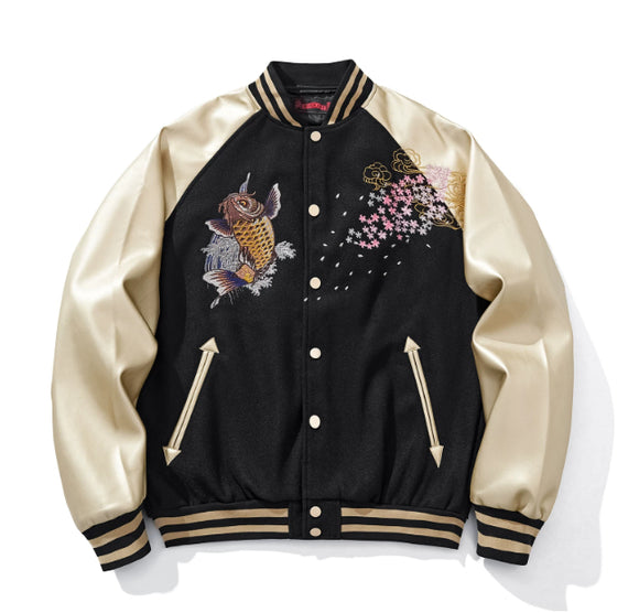 Chaqueta Bordada de Carpa Reforzada