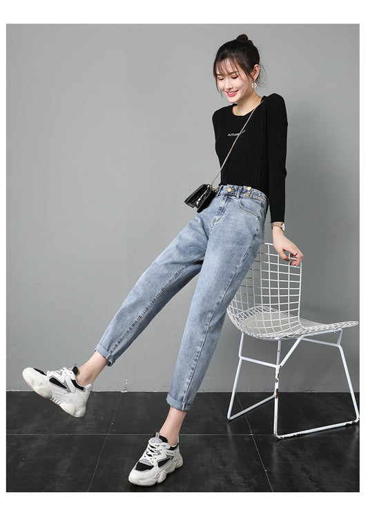 Jeans Harlan para Mujer - Cintura Alta Suelta y Moderna - Image 2