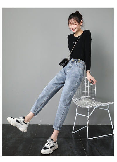 Jeans Harlan para Mujer - Cintura Alta Suelta y Moderna - Image 2