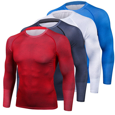 Ropa de Entrenamiento Transpirable de Secado Rápido con Manga Larga