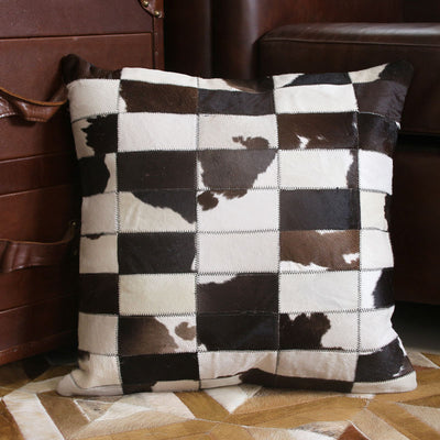 Almohada Decorativa de Piel Sintética con Tejido Entrelazado - Image 12