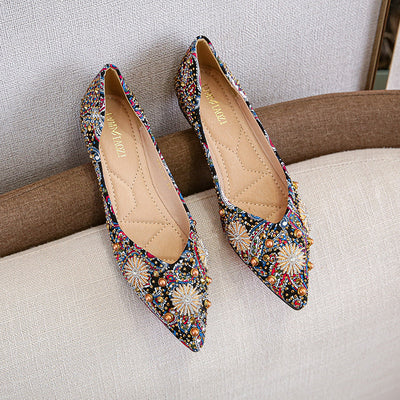 Zapatos Planos Mujer con Pedrería y Remaches - Nuevo Estilo Elegante - Image 3