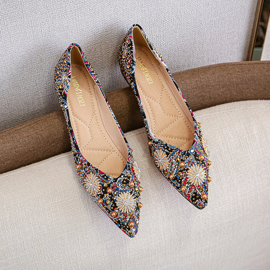 Zapatos Planos Mujer con Pedrería y Remaches - Nuevo Estilo Elegante - Image 3