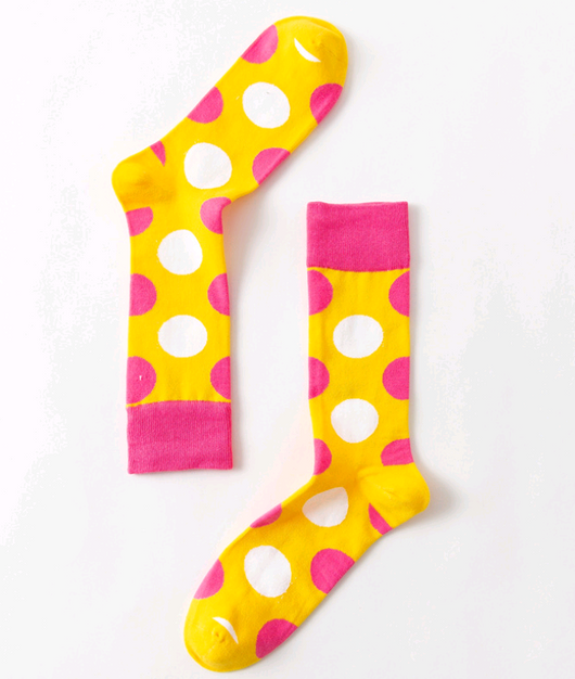 Calcetines de Algodón con Diseño Geométrico - Estilo y Personalidad - Image 5