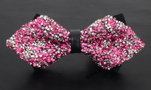 Corbatín de Diamantes Coreano para Boda - Estilo Elegante con Strass - Image 6