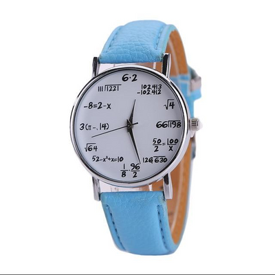 Reloj de Cuarzo Educativo con Símbolos de Suma y Resta para Estudiantes - Image 3