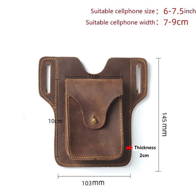 Riñonera Deportiva de Cuero para Celular - Bolsa de Almacenamiento para Correr - Image 3