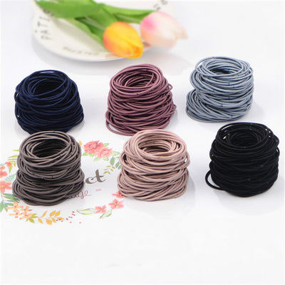 Pack de 100 Elásticos para Cabello de 2mm - Base Resistente y Flexible - Image 3