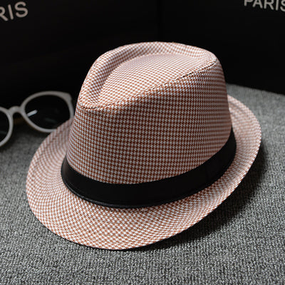Gorra de Cuadros Houndstooth Clásica para Hombre - Estilo Europeo y Americano - Image 6