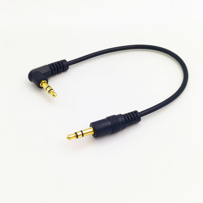 Cable de Parlante 3.5mm Macho a Macho 20cm Chapado en Oro - Image 3