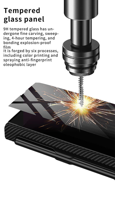 Funda de Cristal Protectora para Galaxy Z Fold5 - Diseño Flip Creativo - Image 35