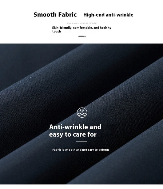 Abrigo Acolchado de Algodón para Hombre con Forro Polar Resistente al Viento - Image 8