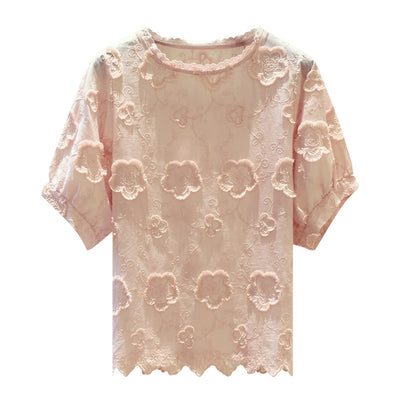 Blusa de Encaje Reductora con Efecto Vientre Plano - Image 10