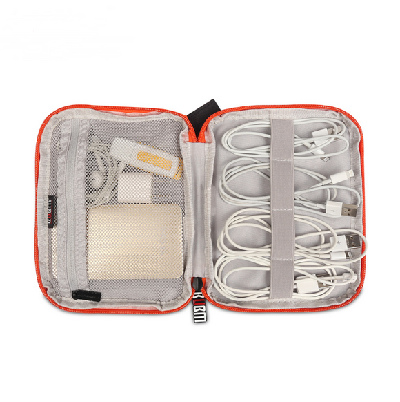 Organizador Universal de Cables BUBM para Apple - Estuche Compacto para Cargadores, USB y Accesorios