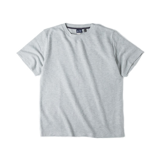 Camiseta Tejida Cuello Redondo Manga Corta Efecto Waffle - Image 4