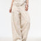 Pantalones Vaqueros Anchos Retro Americano Blanco con Estampado Graffiti para Mujer