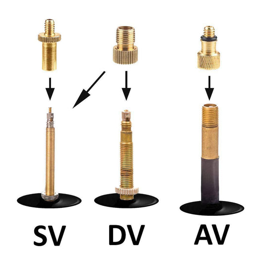 Kit Adaptadores Válvula Bicicleta 24 Piezas - Compatible DV/SVAV - Image 4