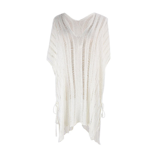 Blusa Playera Tejida Holgada para Vacaciones de Verano