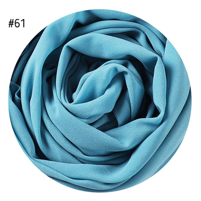 Pañuelo de Gasa de Perla Liso y Versátil para Mujer - Image 26