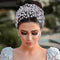 Diadema Nupcial Artesanal con Espiral Decorativa