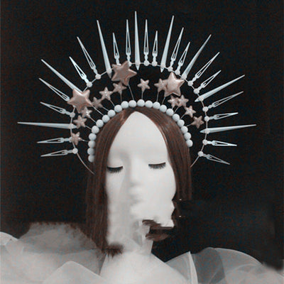 Tiara DIY Lolita Estilo Madonna - Kit de Material para Escenario - Image 2