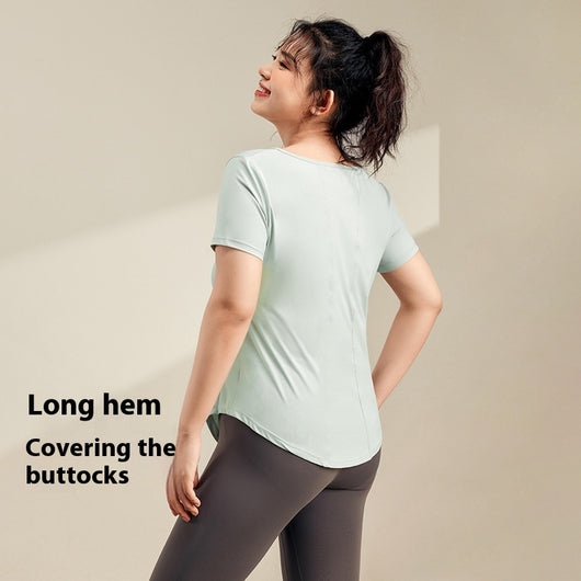 Playera Deportiva Ajustada de Secado Rápido con Control Abdominal - Image 3
