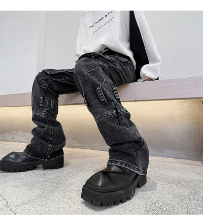 Jeans Desgastados Multi-bolsillos Estilo Urban - Image 12