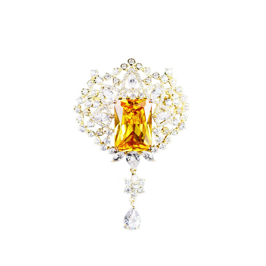 Broche de Circonita Esmeralda Elegante - Image 4
