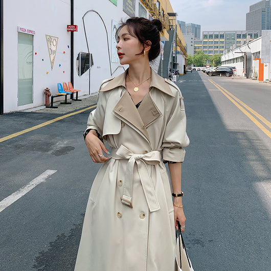 Abrigo Midi Otoñal Elegante con Aire Diosa Casual - Image 3