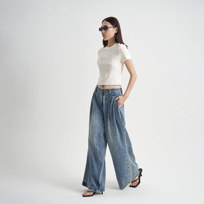Jeans Sueltos Desteñidos para Otoño - Estilo Casual Moderno - Image 4