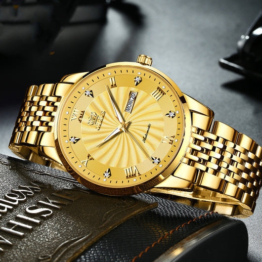 Reloj Empresarial Automático con Esfera Luminosa y Diamante para Hombre - Image 3