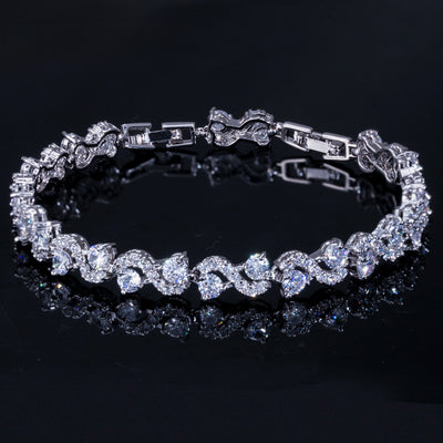 Pulsera de Oro Blanco con Diamantes Brillantes - Image 18