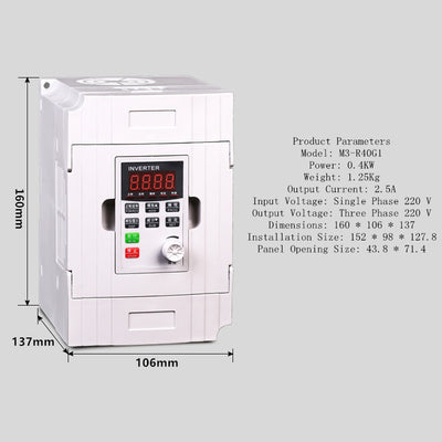 Variador de Frecuencia Trifásico 380V - Control de Velocidad 0.75 a 7.5kW - Image 19