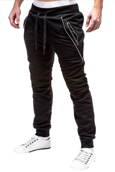 Pantalones deportivos holgados con detalles de cremallera - Image 4