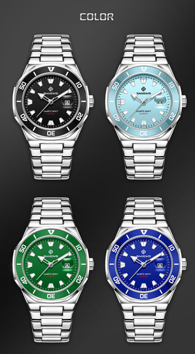 Reloj de Cuadrante Grande para Hombre - Estilo Empresarial con Movimiento de Cuarzo - Image 15