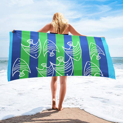 Toalla de Playa Estampada - Diseño Vacaciones Junto al Mar - Image 18
