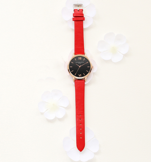 Reloj de Moda para Mujer con Correa de Cuero PU y Detalles Dorado Rosado - Image 17