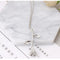 Rosado Dorado rose color pendant necklacePink Dorado rose color pendant necklace Plateado