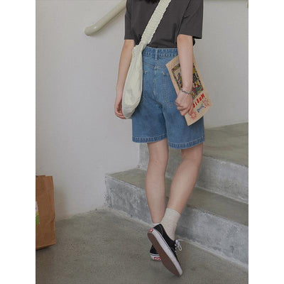 Shorts Denim Ajustables Mujer Cintura Regulable Corte Relajado - Image 10