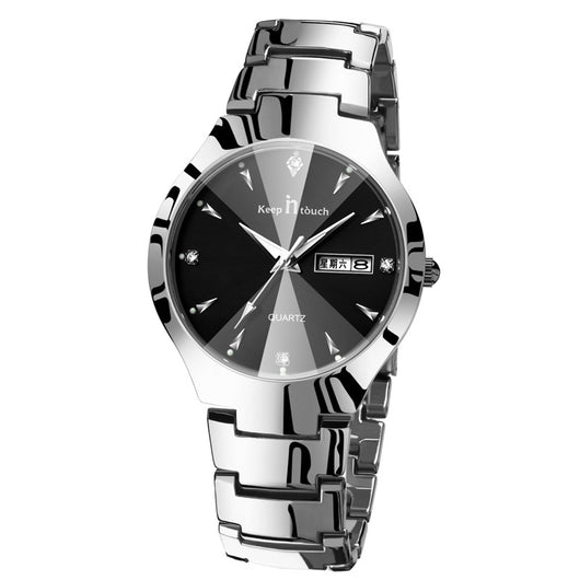 Reloj de Pareja Luminoso con Calendario - Cuarzo Elegante - Image 12
